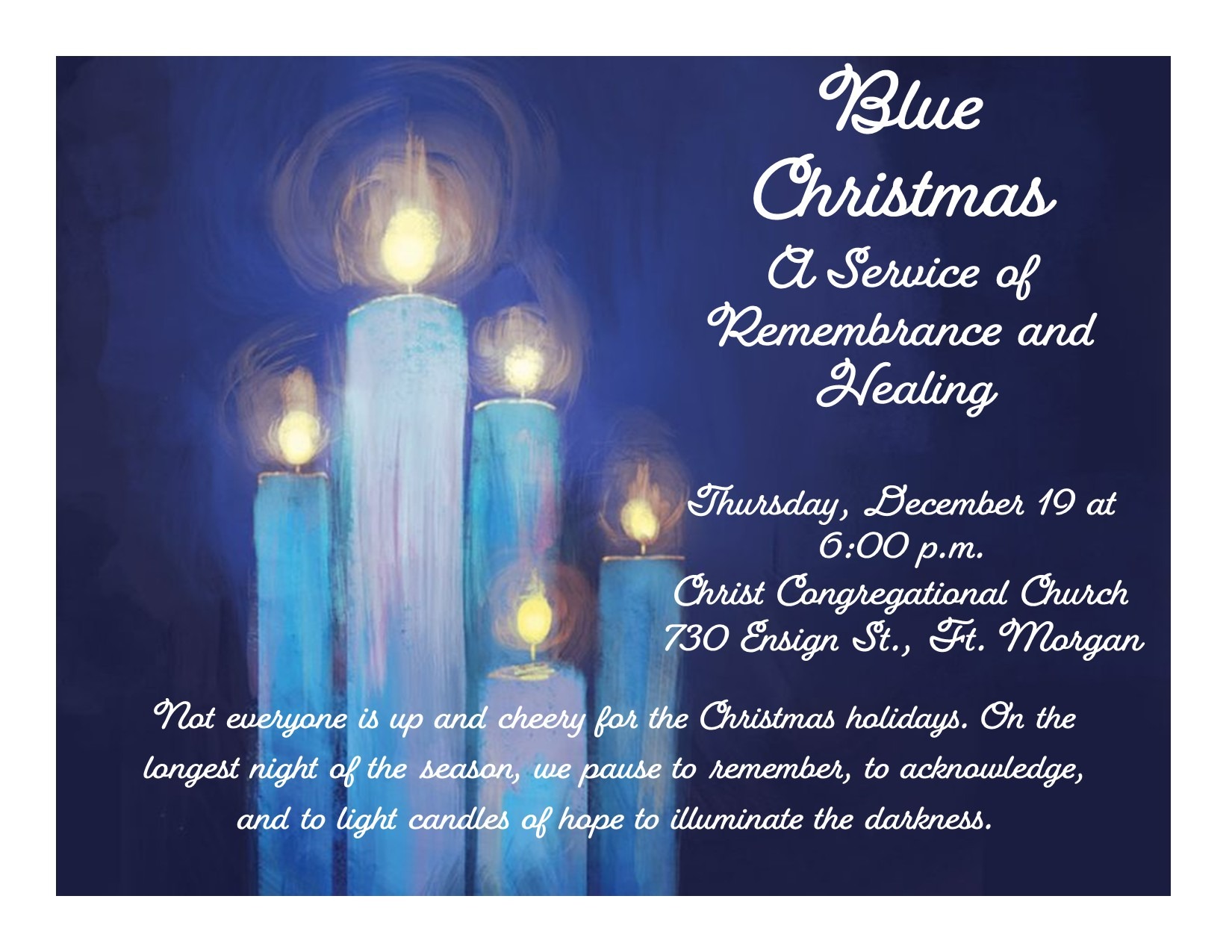 Read more about the article Blue Christmas